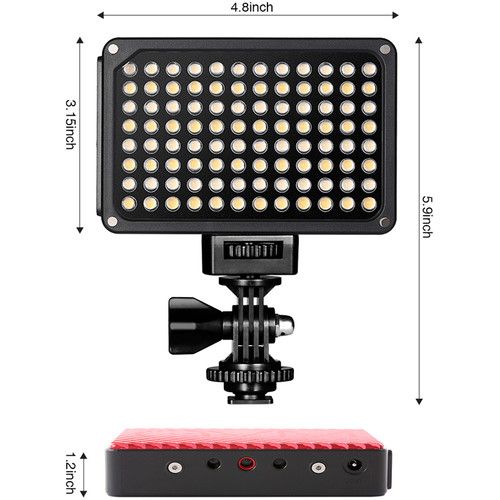  GVM Professional Video Variable On-Camera Video Light LED Panel Kit