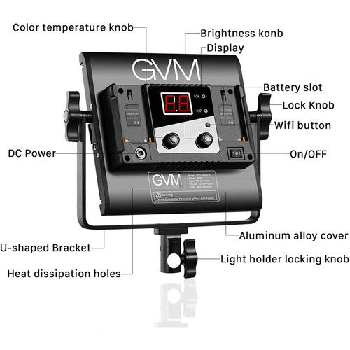  GVM 560AS Bi-Color LED Light Panel