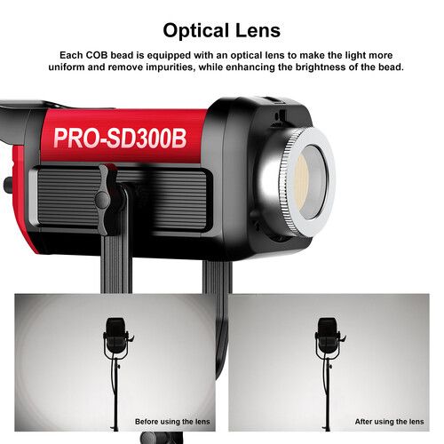  GVM Pro SD300B Bi-Color LED Monolight (300W)