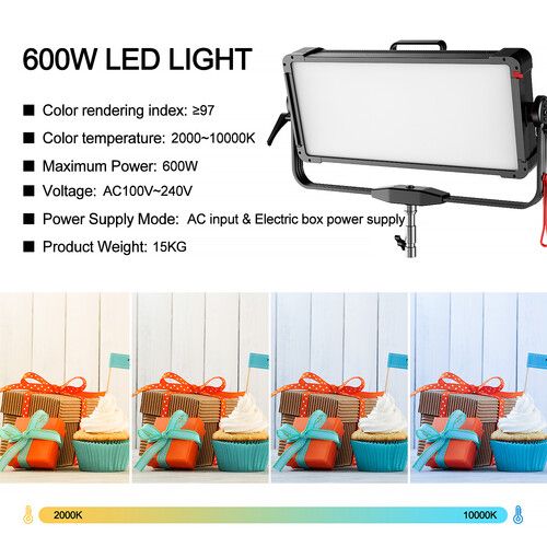  GVM YU600C PRO RGB LED Light Panel