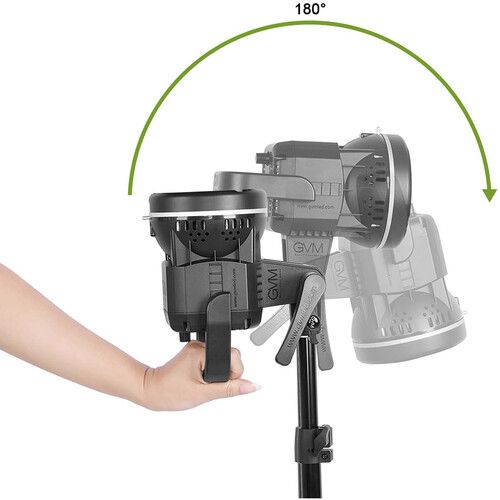  GVM LED Video Soft Light (Daylight-Balanced) LS-p80s LED 1-Light Kit with Softbox