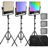 GVM 50SM Double-Sided Bi-Color & RGB LED Light Panel (3-Light Kit)