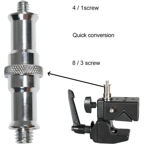  GVM Super Clamp with Reversible 1/4