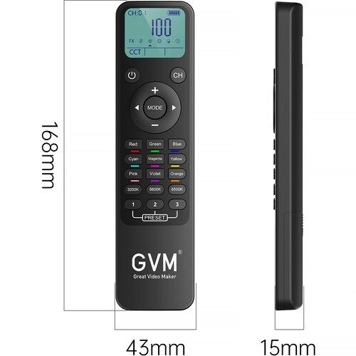  GVM Multifunction Remote Control