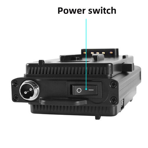  GVM V-Mount Battery Plate Adapter with DC Cable Output for P80S