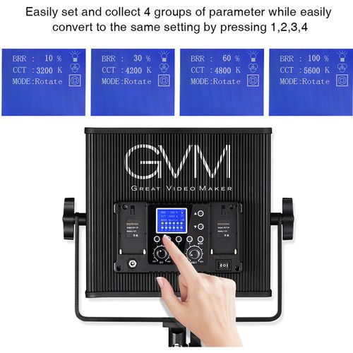  GVM 520S-B Bi-Color LED 2-Panel Kit