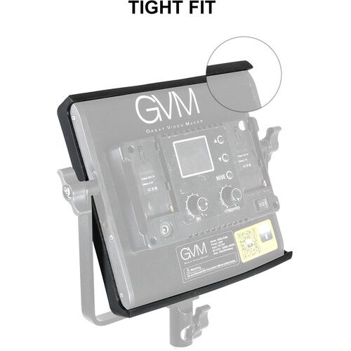  GVM GVM-80FX Silicone Honeycomb Grid Softbox for 480LS, 560AS & 800D-RGB Lights