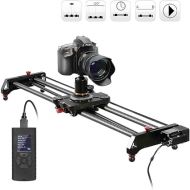 Camera Slider Track Dolly Slider Rail System with Motorized Time Lapse and Video Shot Follow Focus Shot and 120 Degree Panoramic Shooting 31