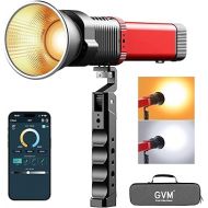 GVM PD60B 60W Studio Lights for COB Photography Lighting, Portable Led Video Light for Photographers in The Shape of Handheld Flashlight, Spotlight for APP Control, 2700-6800K, 49300LUX/0.5M