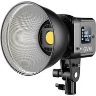 GVM 80W Video Light, Continuous Lighting for Photography with Bowens Mount, 5600K, 44100Lux/0.5m Studio Light with APP, CRI 97+ 8 Scene Lights Support AC Adapter & NP Battery