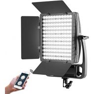 GVM LED Video Light with App Control, Video Light Panel,50W Dimmable Bi-Color Video Lighting Kit with Optical Lens, Adjustable 3200K-5600K CRI/TLCI 97+, LED Panel Light for YouTube