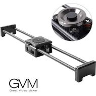 [아마존베스트]GVM Great Video Maker GVM 24”/60cm Camera Slider with Flywheel and Light Carbon Fiber Rails Video Track Dolly Portable for Youtube DLSR Filming