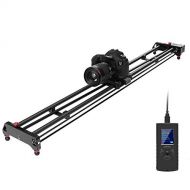 GVM Great Video Maker GVM Motorized Camera Slider, 48/120CM Carbon Fiber Camera Slider with Time-Lapse Photography, Automatic Round Trip, Tracking Shooting and 120 Degree Panoramic Shooting, with Remote