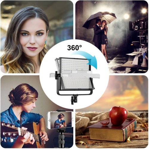  [아마존베스트]GVM Great Video Maker GVM RGB LED Video Lighting Kit with APP Control, 50W 360° Full Color Led Video Lights, Photography Lighting Video Light Kit with 8 Applicable Scenes, 2 Packs Led Panel Lights for V