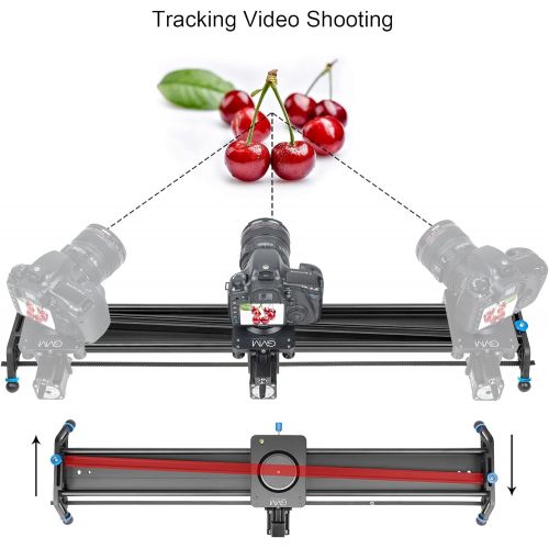  [아마존베스트]GVM Great Video Maker GT-J80D Motorized Camera Slider Aluminum Alloy Slider Time Lapse Video Shot Camera Dolly Slider with Controller for DSLR Camera DV Video Camcorder Film Photog