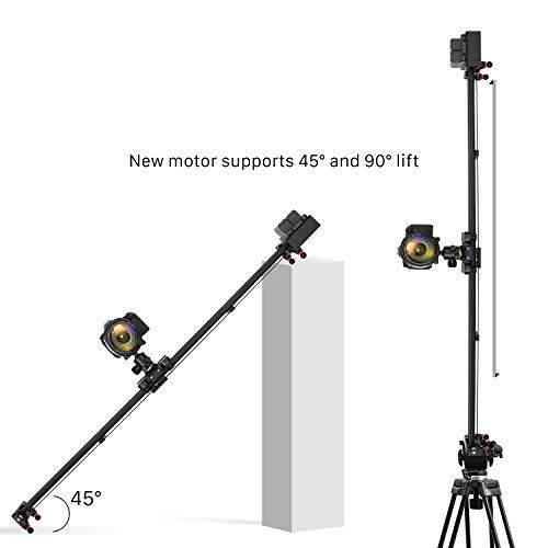  GVM Great Video Maker GVM Series Camera Slider 15.7 and 31.4 DSLR Photographic Lighting, Black (4080 Slider)