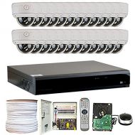 GW Security Inc GW Security 8 Channel HDMI CCTV DVR Outdoor  Indoor Security Camera System with (4) 1080P (1920TVL) Varifocal Zoom Surveillance Cameras