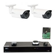 GW Security Inc GW Security 8 Channel H.265 4K NVR 5-Megapixel (2592 x 1520) 4X Optical Zoom Network Plug & Play Security System, 6pcs 5MP 1920p 2.8-12mm Motorized Zoom POE Weatherproof Bullet & D