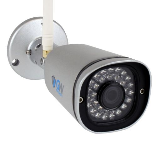  GW Security Inc GW Security UltraHD Outdoor 5-Megapixel (2592 x 1920P) H.265 WiFi Wireless IP Security Bullet Camera Built-In Microphone Home Surveillance - Micro SD Card Slot, IP67 Weatherproof,