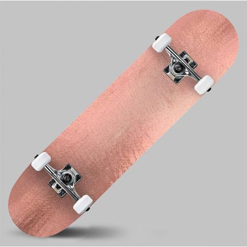  GWFERC Light Blue Color Polygonal Shape Background Skateboard 31x8 Double-Warped Skateboards Outdoor Street Sports Skateboard for Beginners Professionals Cool Adult Teen Gifts