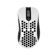 G-Wolves Skoll Mini SK-S ACE 50g Ultralight Weight Honeycomb Design Ergonomic Gaming Mouse with 3389 Sensor - PTFE Skates - 16,000DPI - Detachable Cable (White)