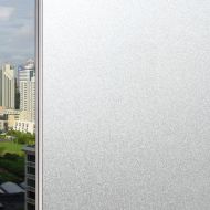 GX&XD Frosted Glass Films Window Sticker Cut Sun Protection Light Opaque Self-Adhesive Bathroom Restroom-A 100x100cm(39x39inch)