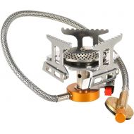 GXNSFAL Portable Camping Stove Backpacking Stove Outdoor Portable Folding Gas Stove