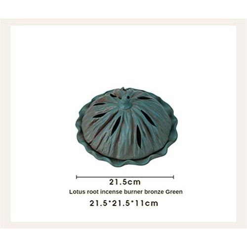  인센스스틱 GXSMG Backflow Incense Burner, Stick Incense Holder Home Decoration Coil Lotus Censer Ceramics Home Decor Supplies (Color : A)