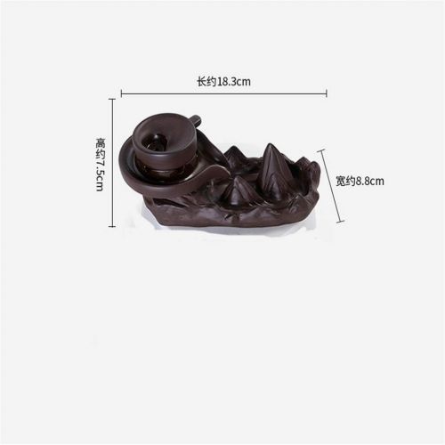  인센스스틱 GXSMG Incense Waterfall Backflow Incense Burner Indoor Aromatherapy Zen Flowing Water Landscape Decoration Incense Stick Holder