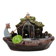 인센스스틱 GXSMG Creative Landscape of Guilin The Old Man Fishing Incense Cones Burner Incense Stick Holder Ceramic Censer Home Decoration