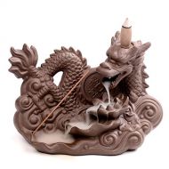 인센스스틱 GXSMG The Lucky Dragon Censer Home Decor Creative Smoke Backflow Incense Cones The Monk Incense Stick Holder