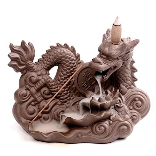  인센스스틱 GXSMG The Lucky Dragon Censer Home Decor Creative Smoke Backflow Incense Cones The Monk Incense Stick Holder