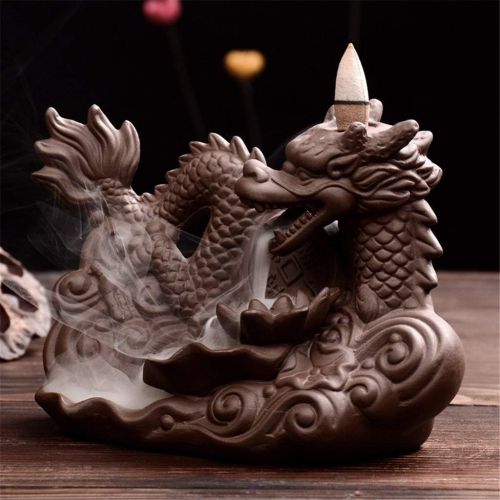  인센스스틱 GXSMG The Lucky Dragon Censer Home Decor Creative Smoke Backflow Incense Cones The Monk Incense Stick Holder