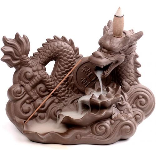  인센스스틱 GXSMG The Lucky Dragon Censer Home Decor Creative Smoke Backflow Incense Cones The Monk Incense Stick Holder