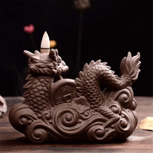  인센스스틱 GXSMG The Lucky Dragon Censer Home Decor Creative Smoke Backflow Incense Cones The Monk Incense Stick Holder