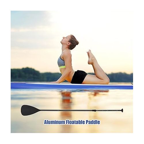  GYMAX Inflatable Stand Up Paddleboard, 6.5