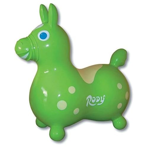  GYMNIC Rody the Horse Childs Bounce and Ride, Lime Green