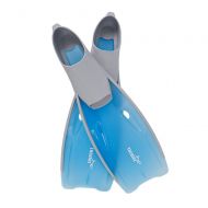 GYMTOP Swimming Fins for Men and Women - Full Foot Snorkeling Flippers Pink and Blue for Swim Training Scuba Diving & Snorkeling