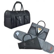 GYSSIEN 2 in 1 Convertible Travel Garment Bag Carry On Suit Bag Luggage Duffel