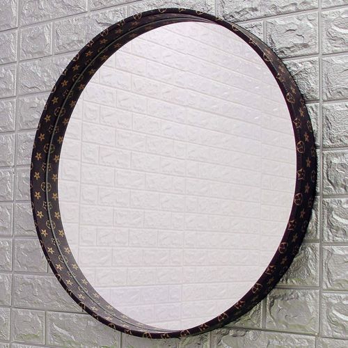  GYX-Bathroom Mirror Beautiful Bathroom Shower Wall Mirror Shaving Mirror Real Glass Mirror - Round for Entrance Passage, Bedroom, Living Room, Etc