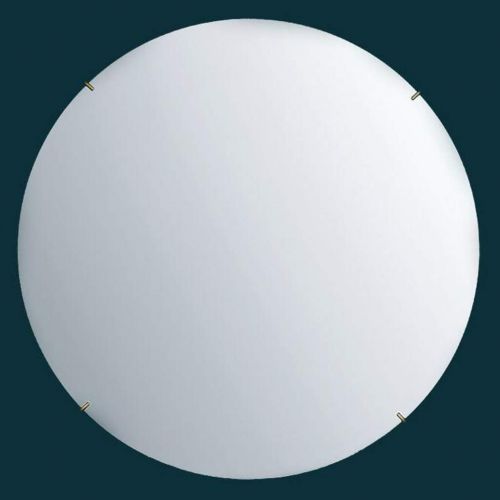  GYX-Bathroom Mirror Frameless Round Wall Mirror - Modern Bedroom, Bathroom Shaving Mirror, Family Wall-Mounted Vanity Mirror