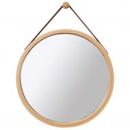 GYX-Bathroom Mirror Hanging Mirror with Chain Makeup Mirror Round Wall Mirror Bathroom Shaving Mirror Bedroom Decoration