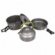 GYZCZX Quality Camping Cookware Outdoor Cookware Set Camping Tableware Cooking Set Travel Tableware Cutlery Utensils Hiking Picnic Set