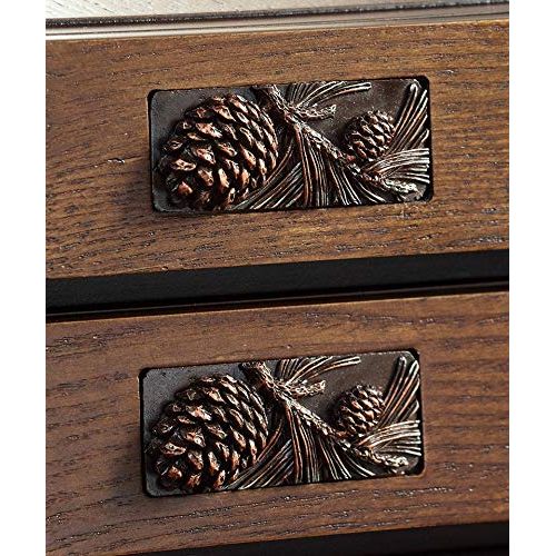  GYZS storage box Office Supplies Large Drawer Office Desktop Storage Box Wooden Creative Stationery File Rack Jewelry Box (Color : Brown)