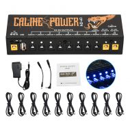 GZMAY Caline CP-04 Guitar Pedal Power Supply Station Distributor 10 Isolated Outputfor 9V/12V/18V Effect Pedal with Short Circuit/Overcurrent Protection