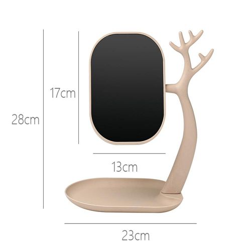  GZZ Bathroom Vanity Wall Mounted Shaving Mirror Foldable Standing Make-Up Mirror Cosmetic Mirror Freestanding Table Mirror for Bathroom Bedroom, Shaving Mirror Vanity Mirror Double Wit