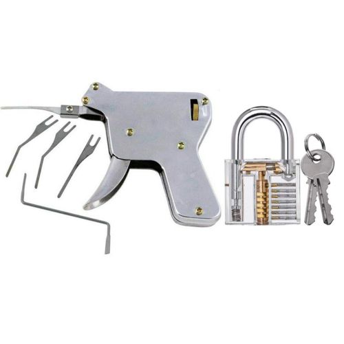  Gaddrt Strong Lock Pick Vorhangeschloss Repair Tools Kit Tueroeffner Schlagschluessel Schlosser Verschraubung fixieren