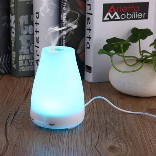  Gaddrt Humidifier Gaddrt USB LED Nachtlicht LuftbefeuchterLED Ultraschall Aroma Essential Diffuser Luftbefeuchter Luftreiniger Aromatherapie Humidifier 125ml