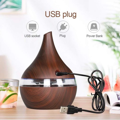  Gaddrt Humidifier Gaddrt USB LED Nachtlicht Luftbefeuchter Auto Zerstauber Desktop Mini Luftbefeuchter 300ml Humidifier