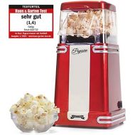 Gadgy  Popcorn Maschine | Retro Popcorn Maker | Heissluft Ohne Fett Fettfrei OElfrei